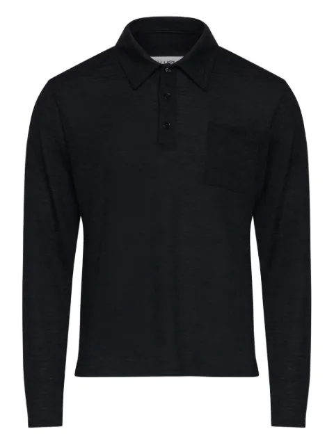 MM6 Maison Margiela long-sleeve polo shirt