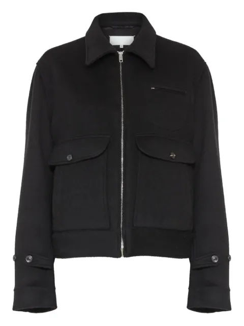 Maison Margiela flap-pocket cashmere wool jacket