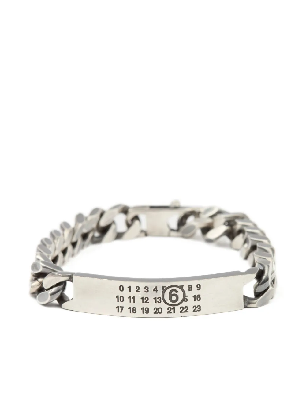 logo-engraved chain bracelet
