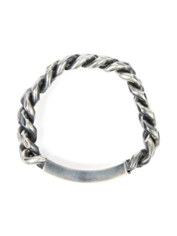 【MM6 Maison Margiela】MM6◇カーブチェーン◇ブレスレット MM6 Maison Margiela カーブチェーン ブレスレット | シルバー