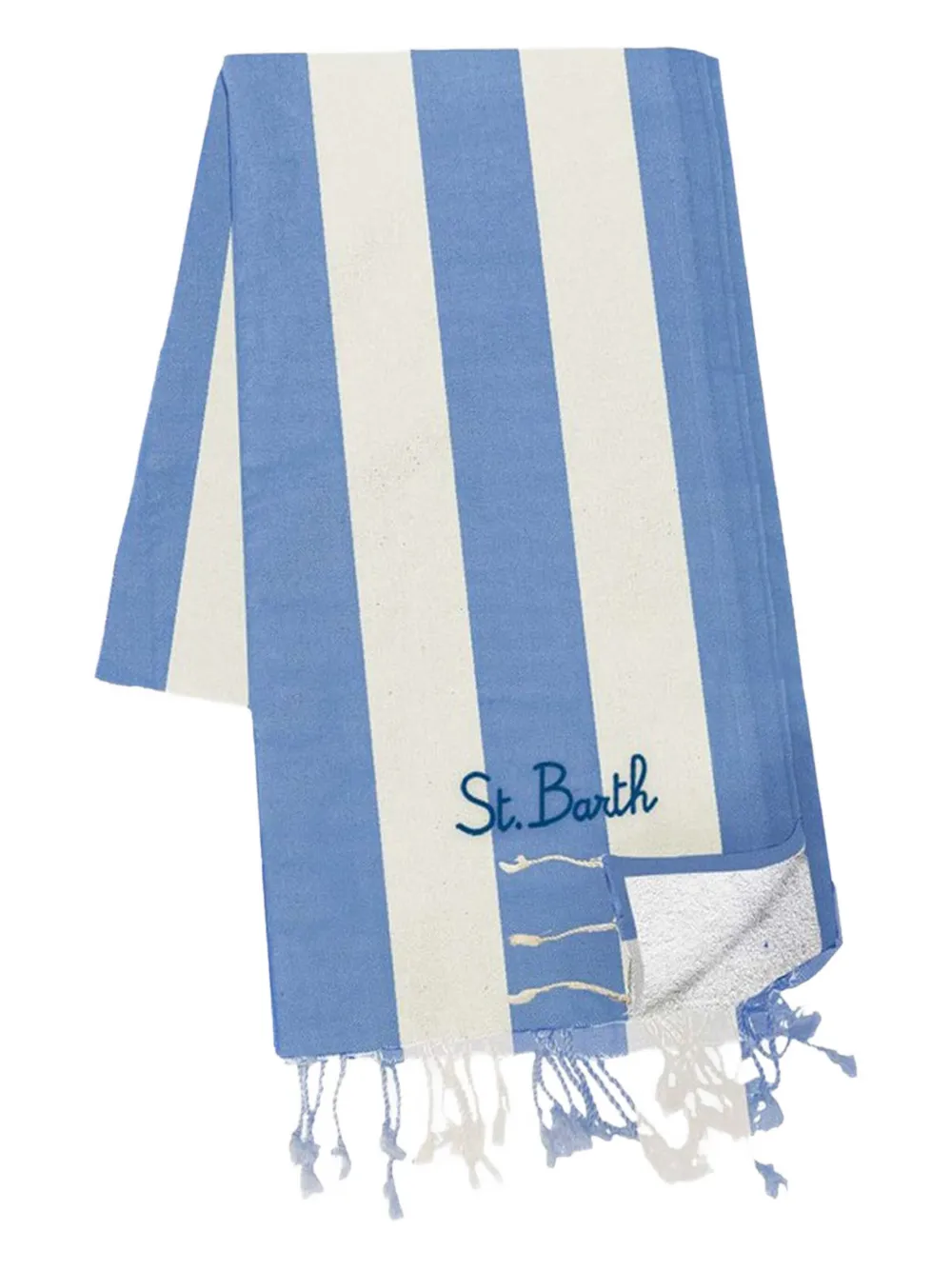 MC2 Saint Barth striped beach towel | Blue | Image 1