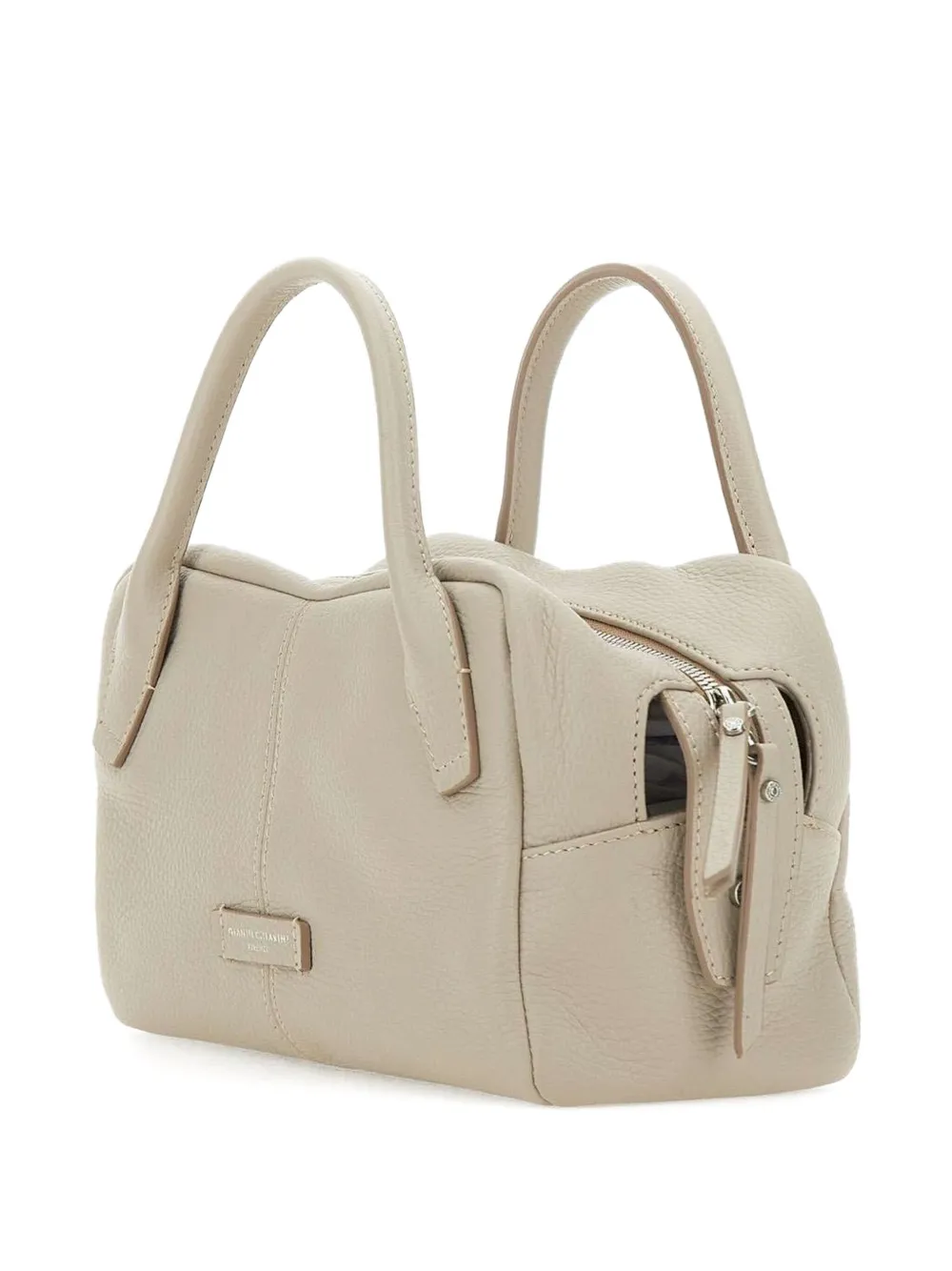 GIANNI CHIARINI Leren shopper Beige