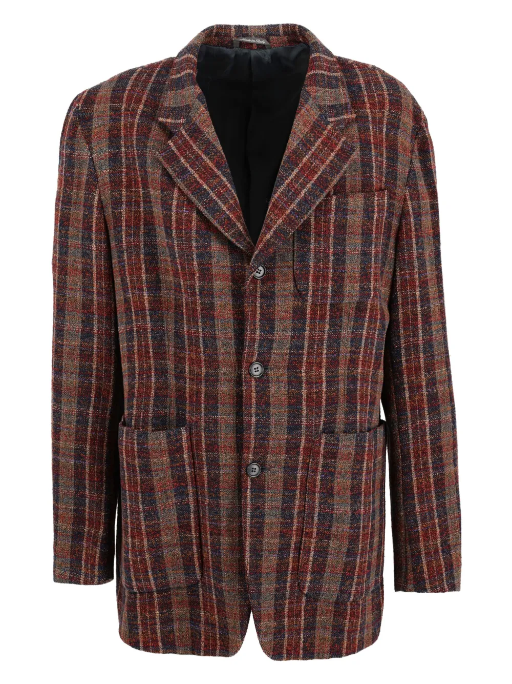 Missoni Pre-Owned checked wool blazer | Rot | Image 1