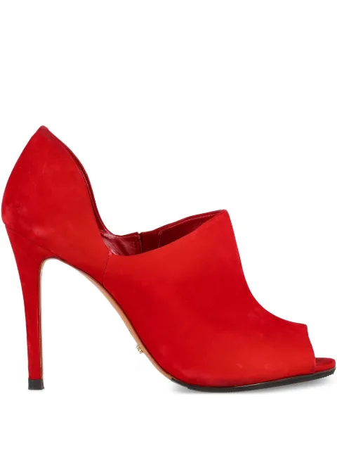 Vintage 100mm peep-toe pumps