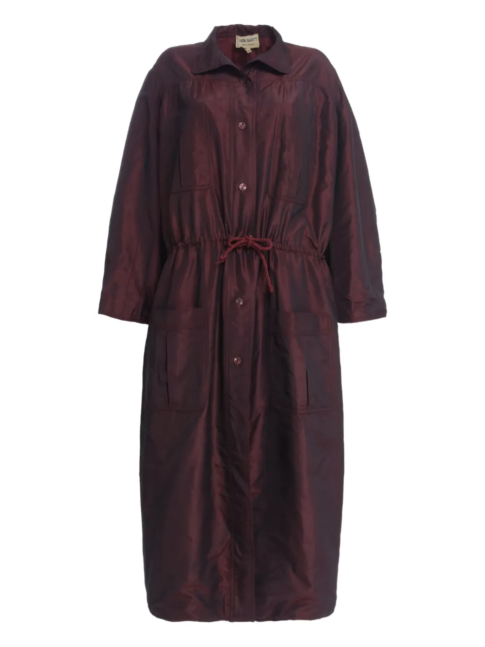 Laura Biagiotti Vintage pre-owned drawstring-waist coat | rojo | Image 1