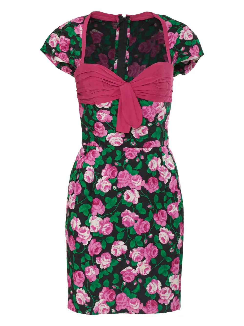 rose-print dress