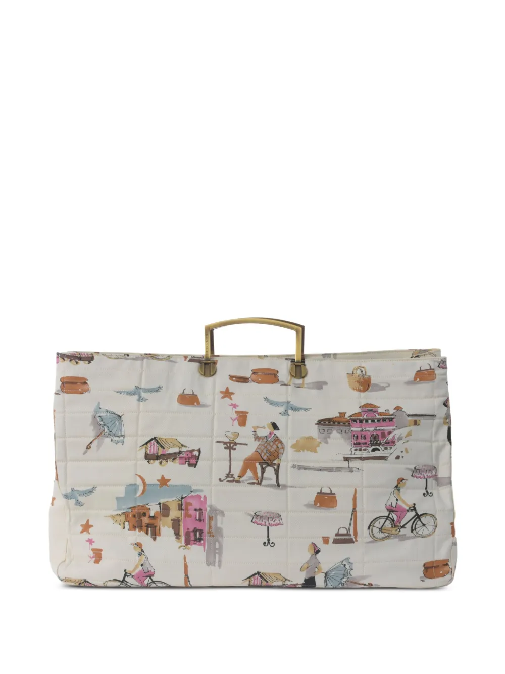 Nina Ricci Pre-Owned printed tote bag - Bianco