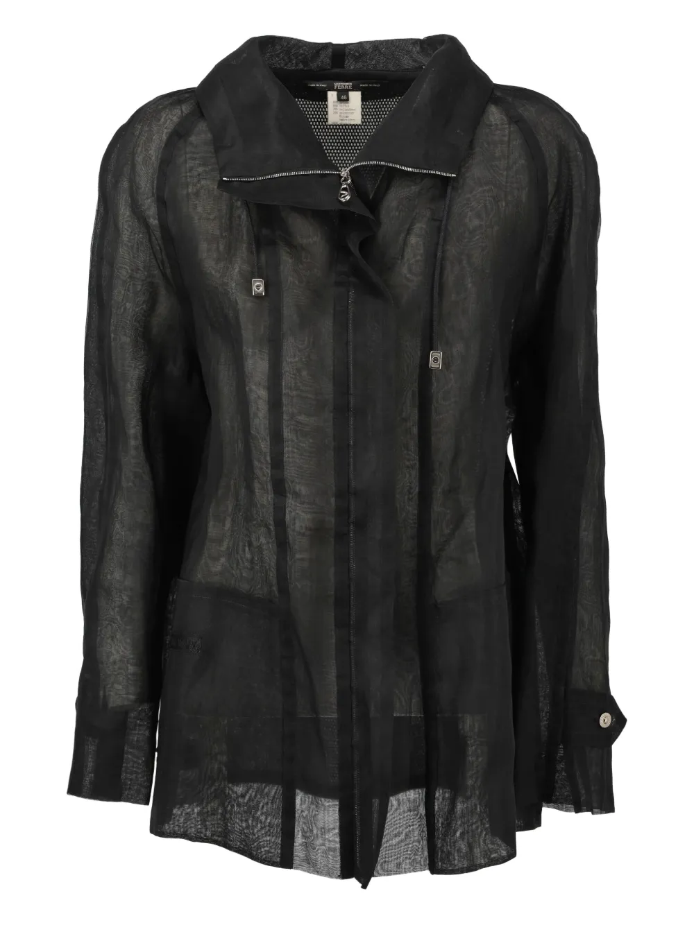 Gianfranco Ferré Pre-Owned semi-sheer jacket | Black | Image 1