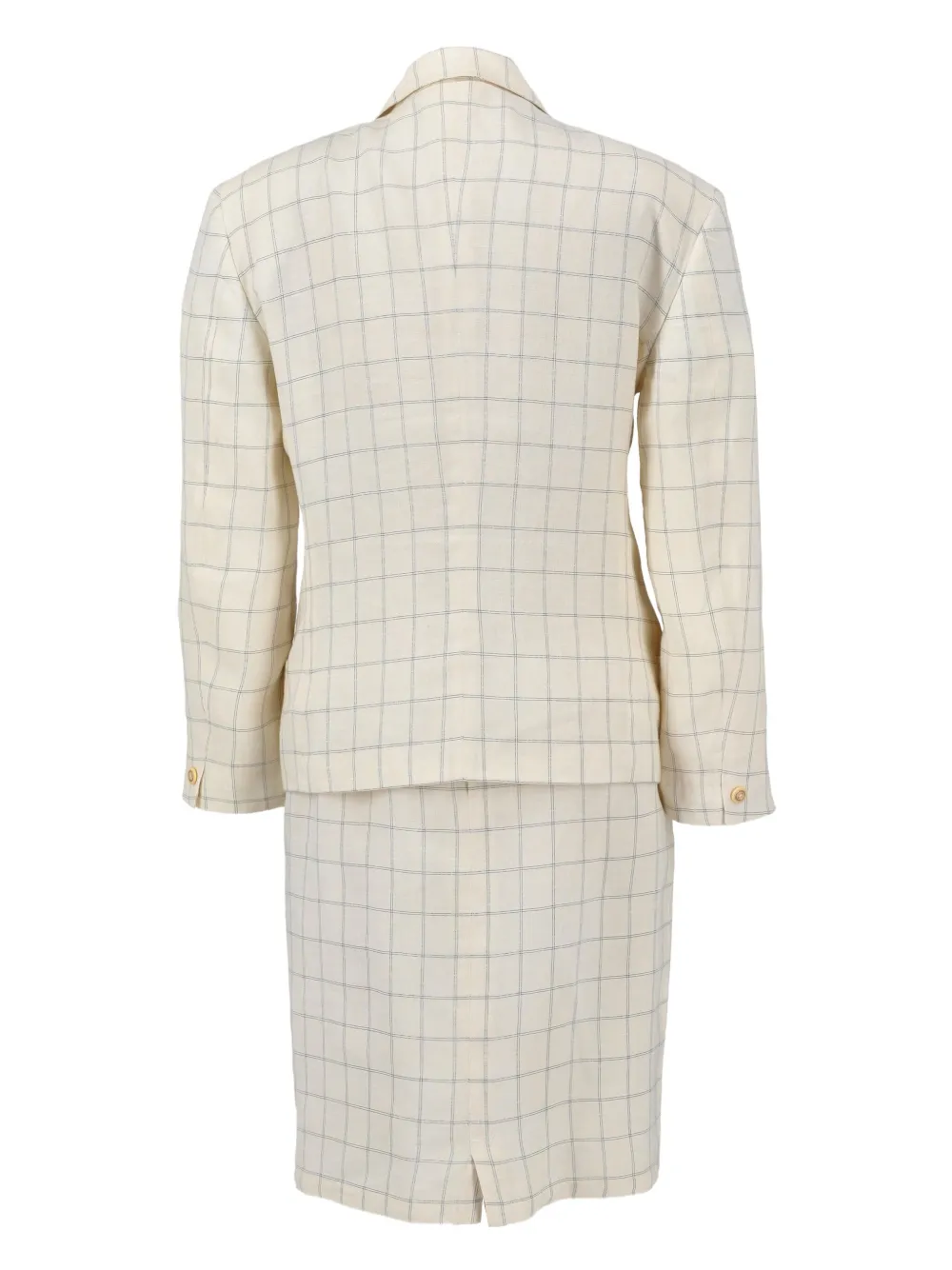 Versace Pre-Owned check-print suit | Pre-Owned Suits | Image 2