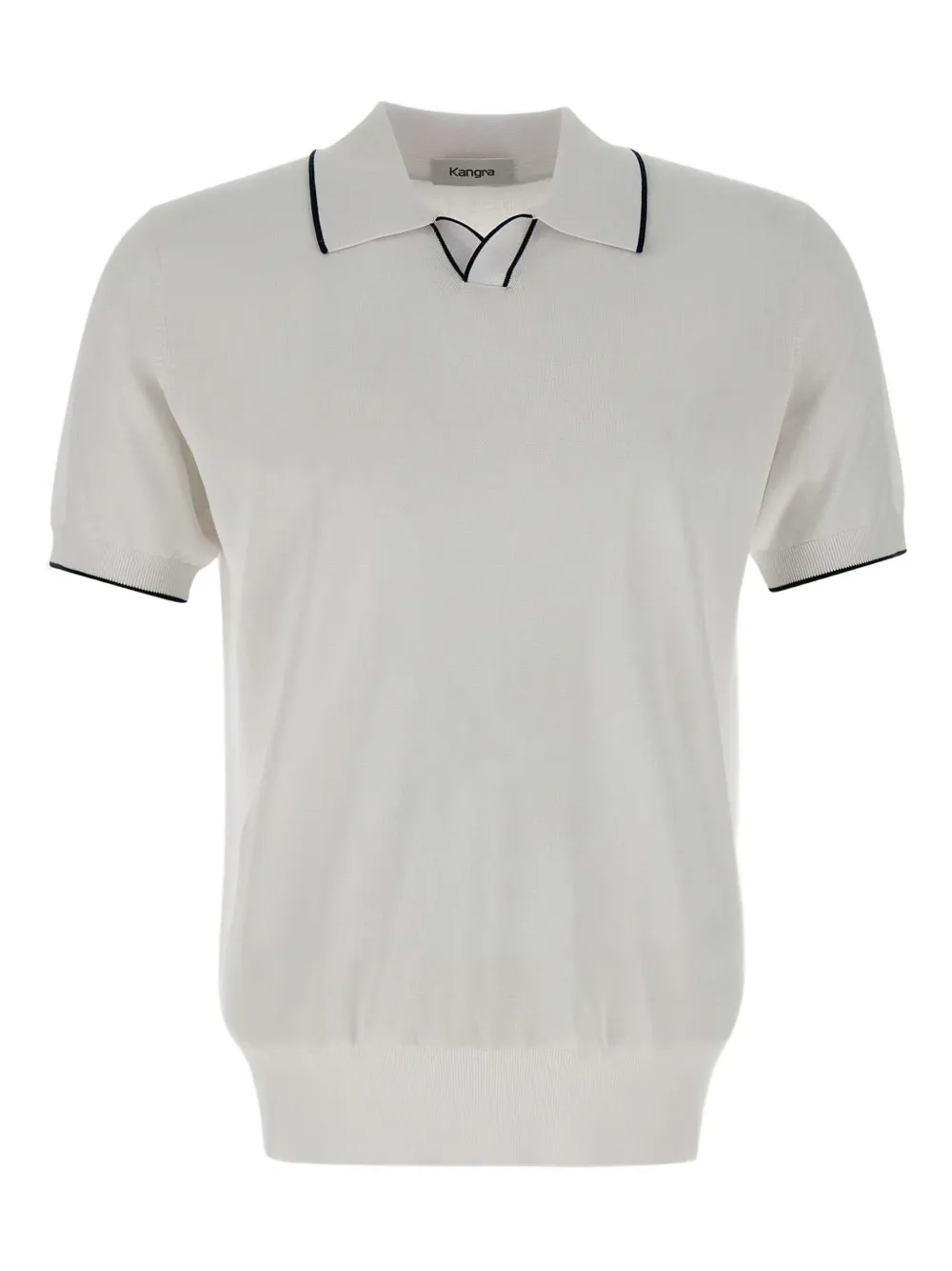 Kangra playera tipo polo con ribete en contraste | gris | Image 1