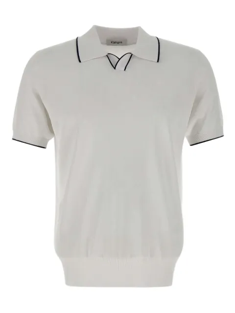 Kangra contrasting-trim polo shirt