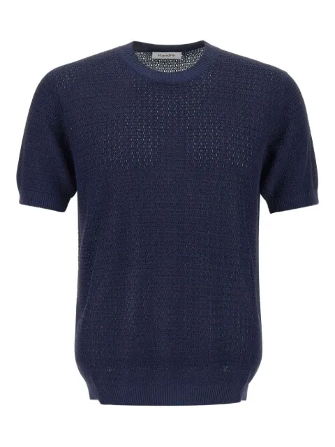 Kangra textured-weave T-shirt