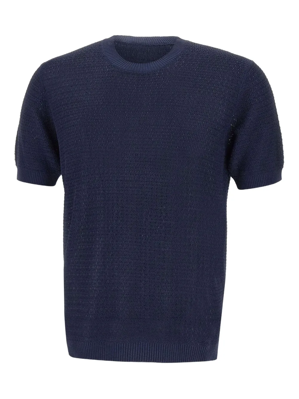Kangra textured-weave T-shirt | Blue | Image 1