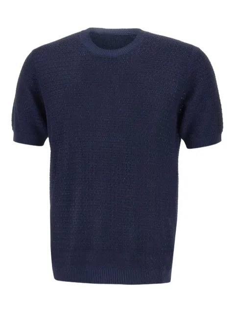 Kangra textured-weave T-shirt