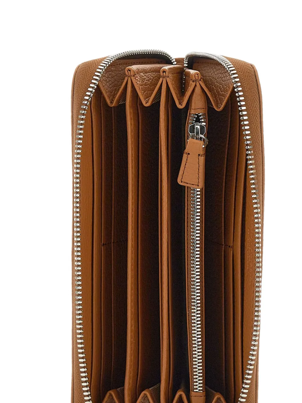 GIANNI CHIARINI zip-around leather wallet Bruin