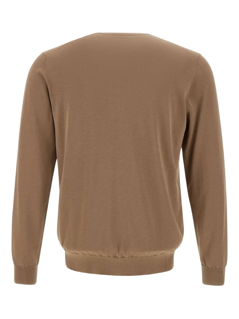 Kangra crew-neck long-sleeve sweater - Bruin