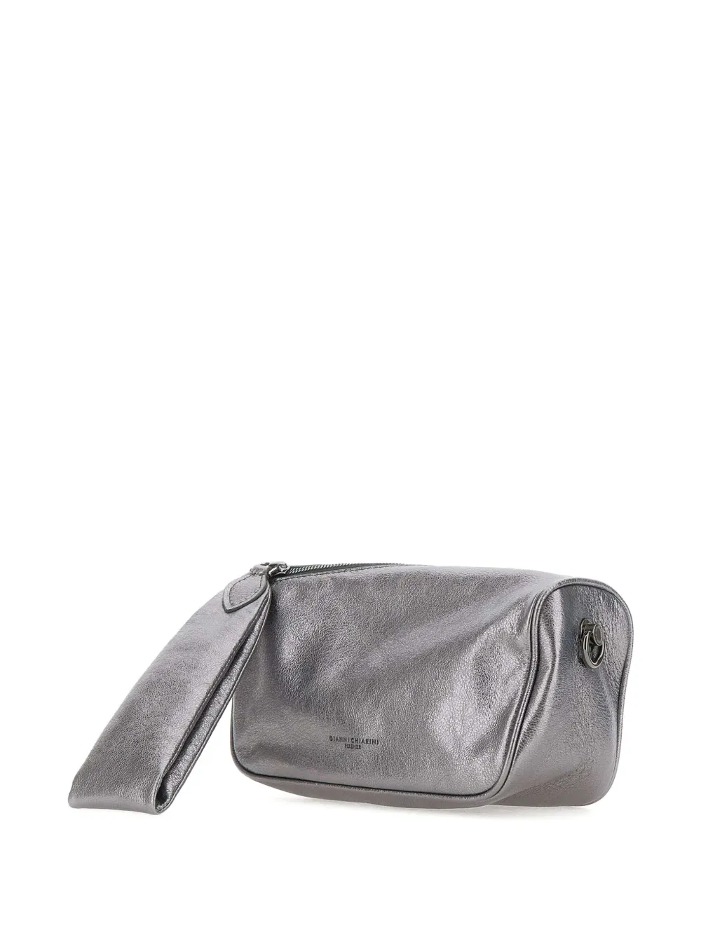 GIANNI CHIARINI Leren clutch Grijs
