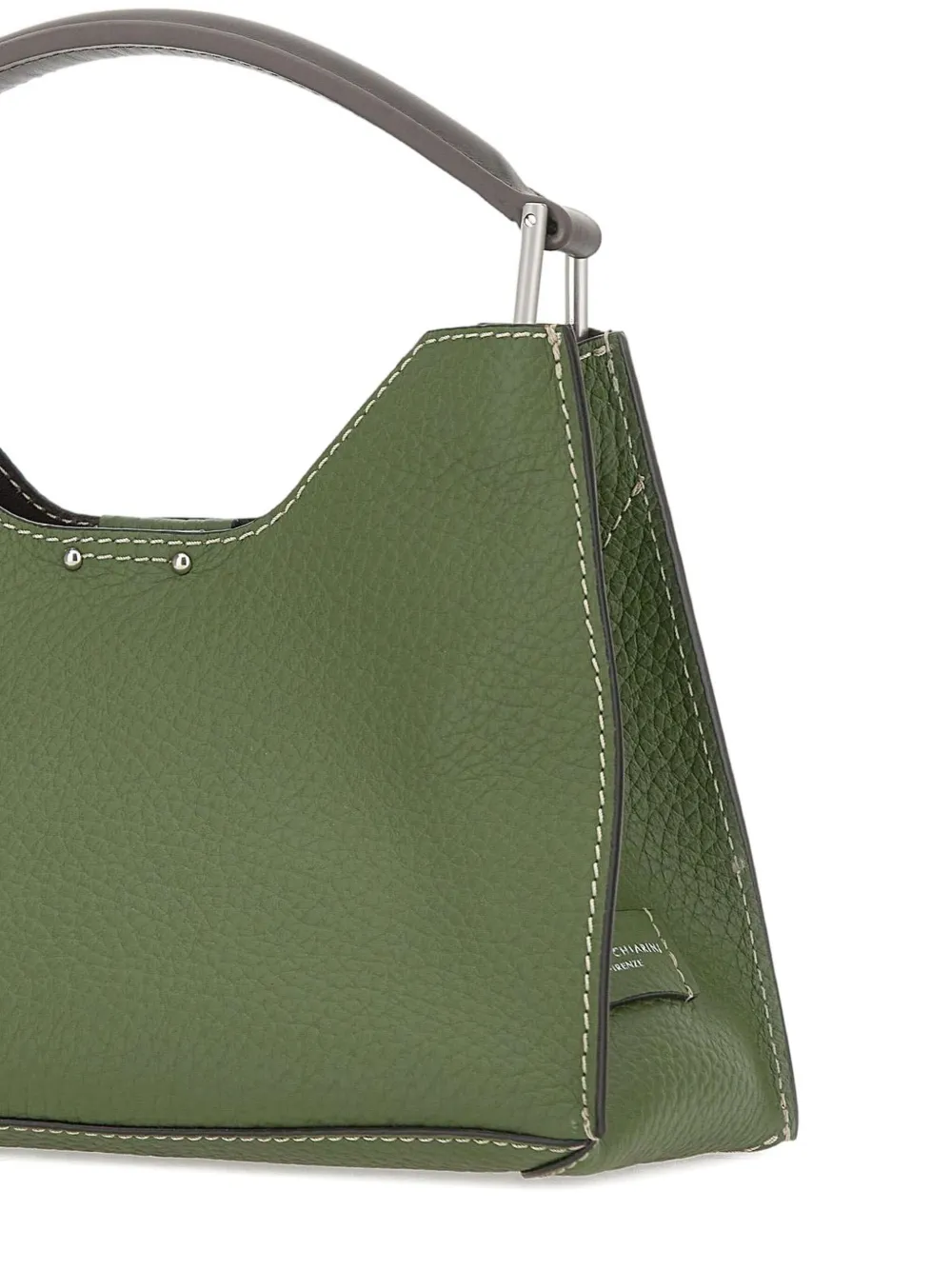 GIANNI CHIARINI Aurora leren tas met handgreep Groen