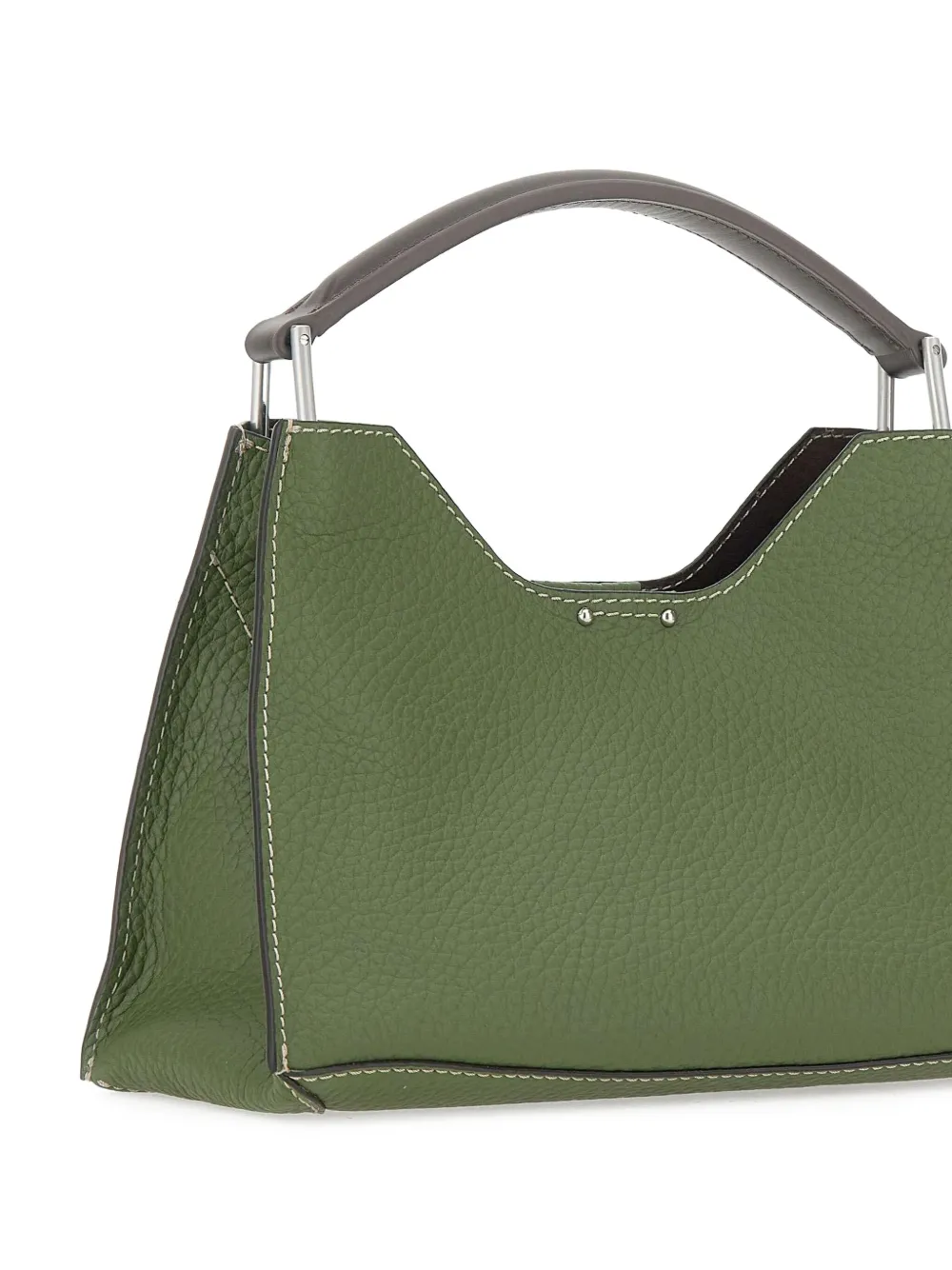 GIANNI CHIARINI Aurora leren tas met handgreep Groen