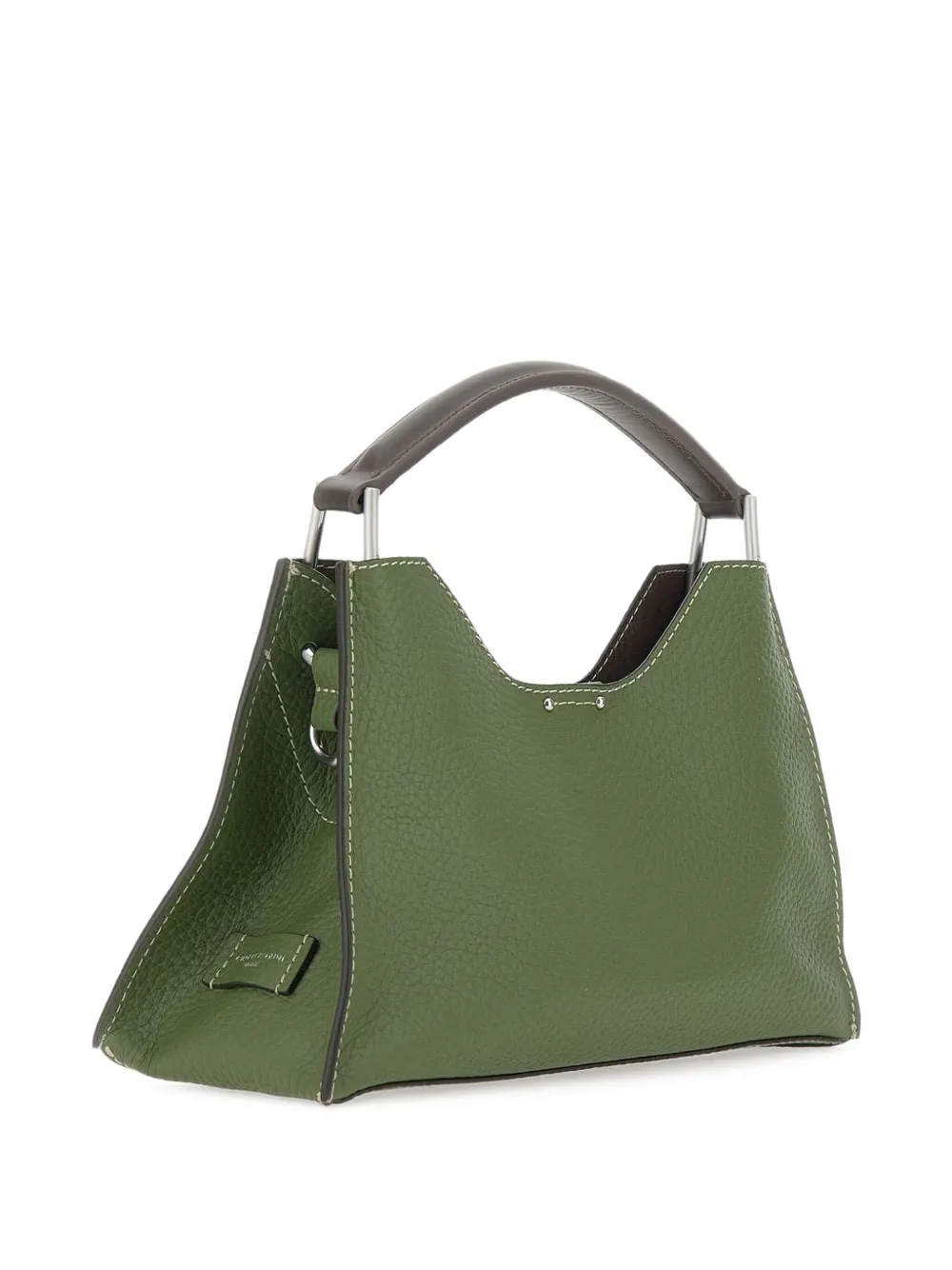 GIANNI CHIARINI Aurora leren tas met handgreep Groen