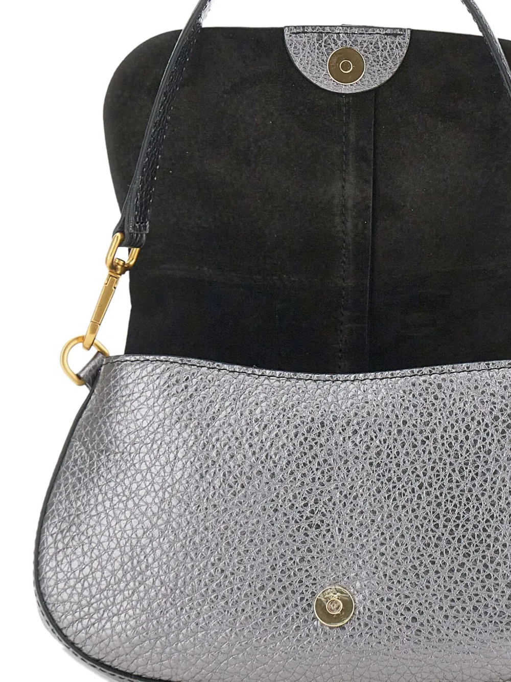 GIANNI CHIARINI Helena ronde schoudertas Zilver