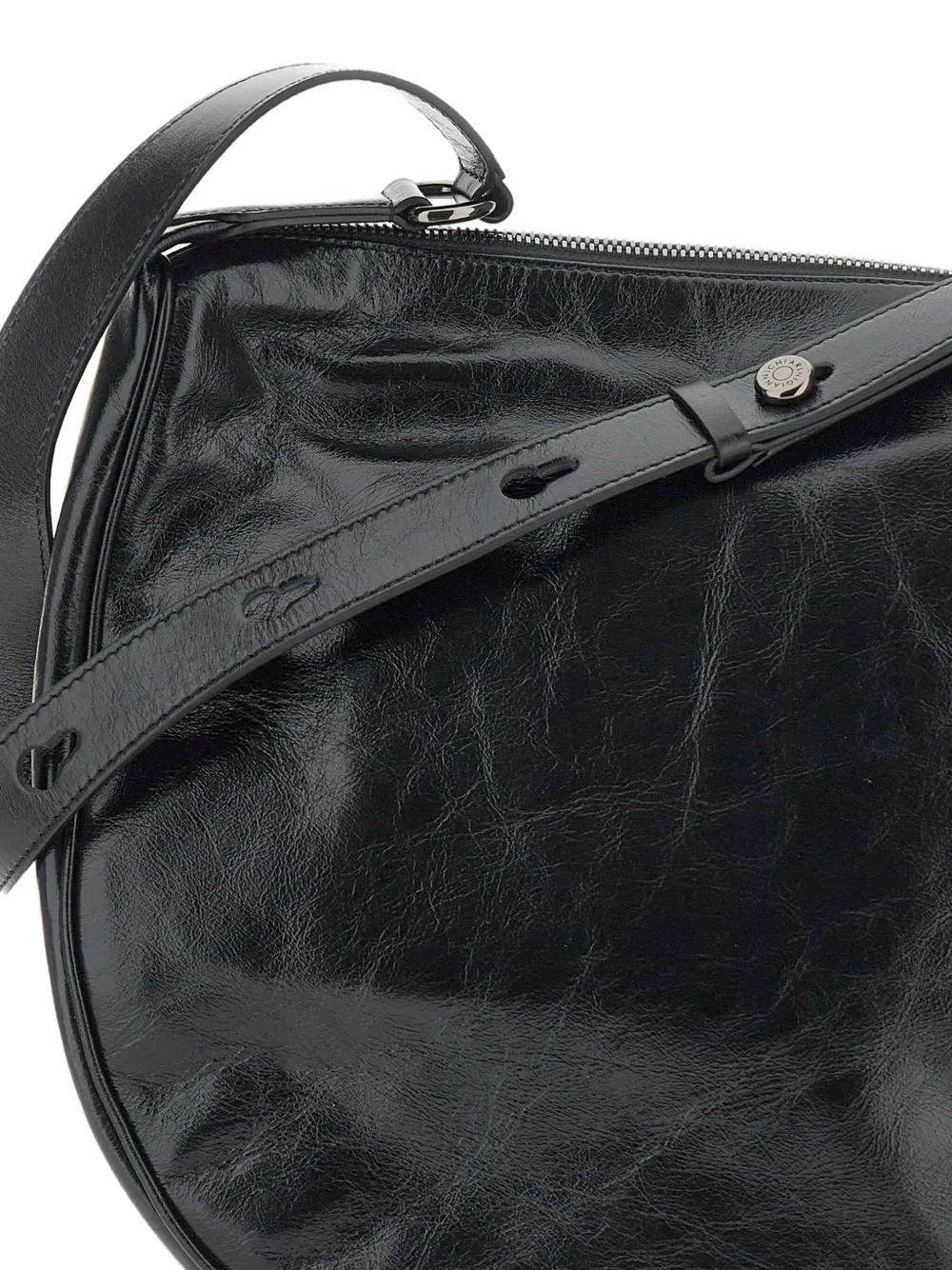 GIANNI CHIARINI Gewelfde schoudertas Zwart