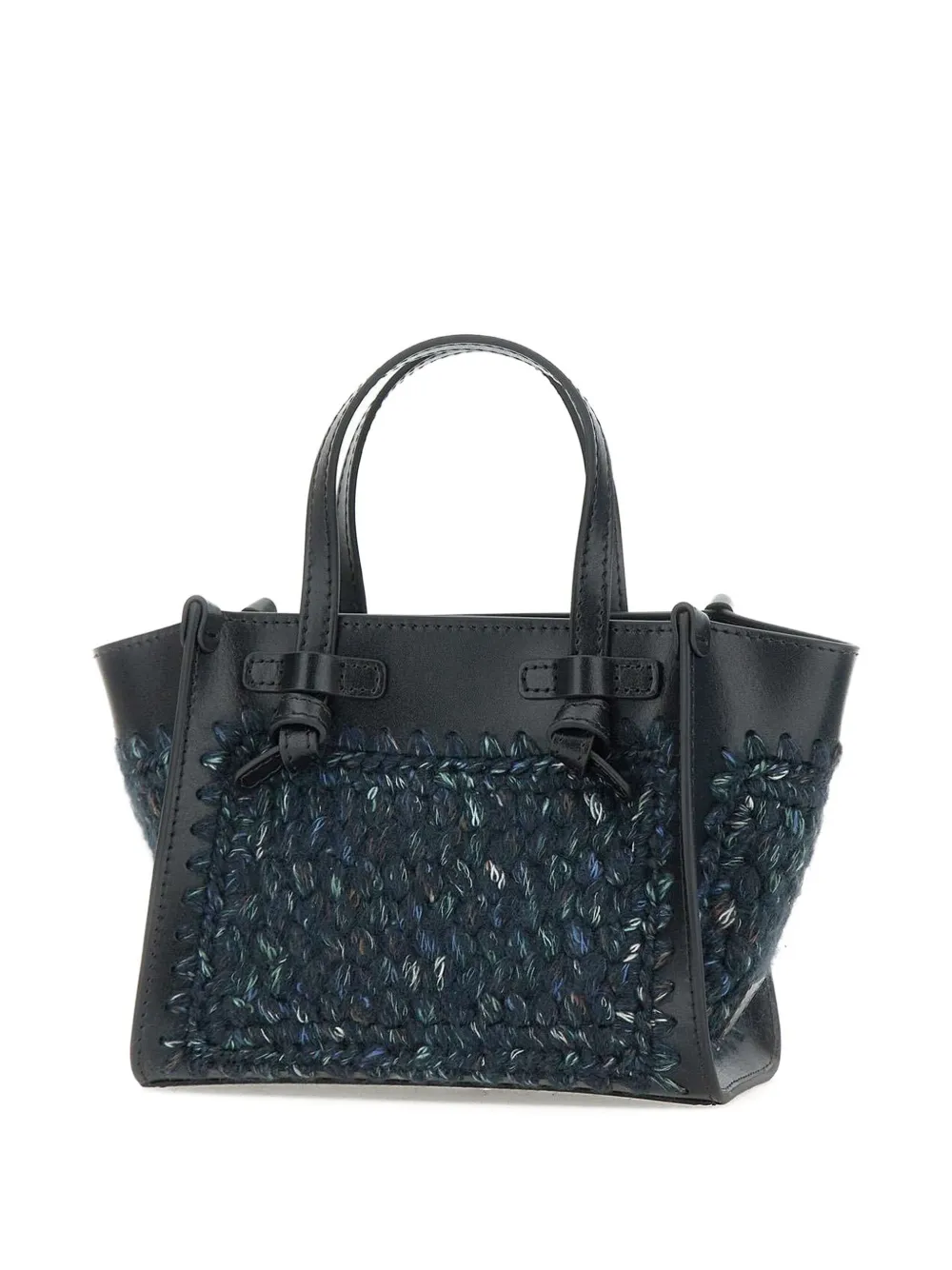 GIANNI CHIARINI Miss Marcella kleine shopper met geknoopt detail Blauw