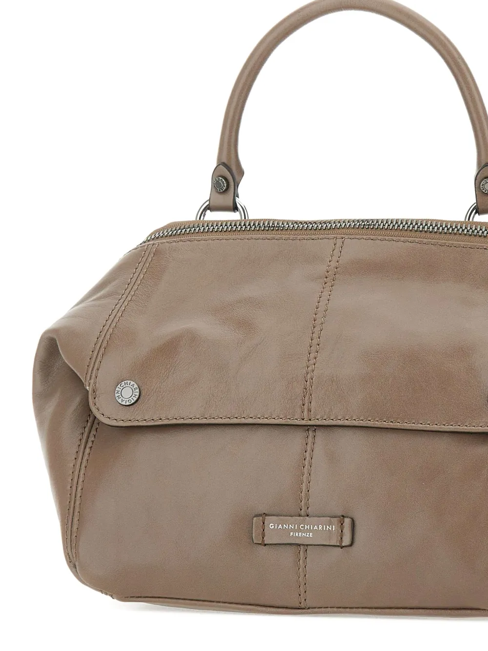 GIANNI CHIARINI Leren schoudertas Bruin