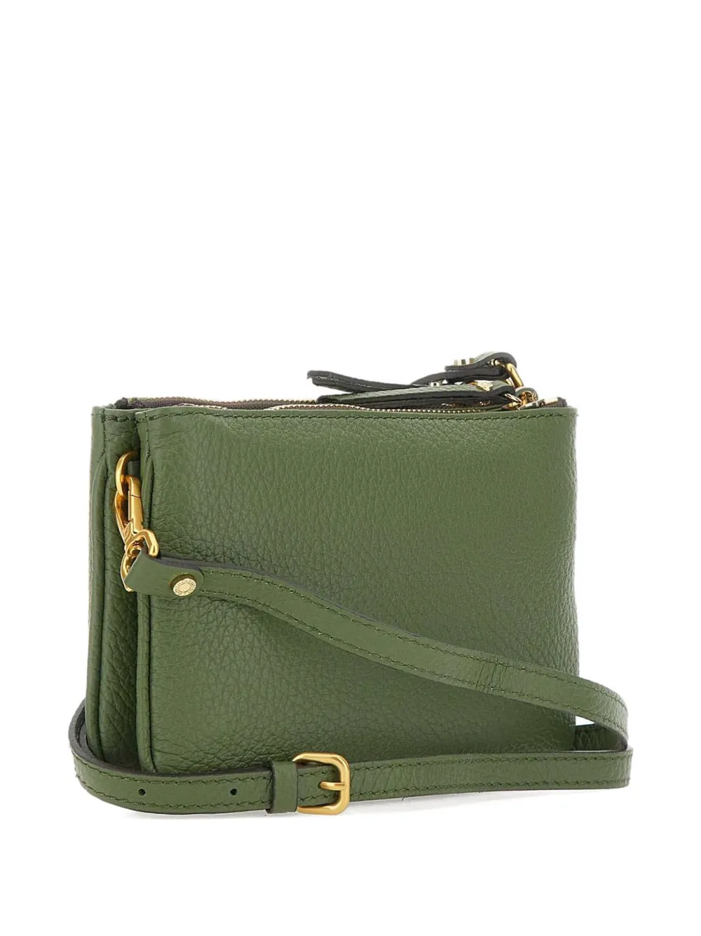 GIANNI CHIARINI Leren crossbodytas Groen