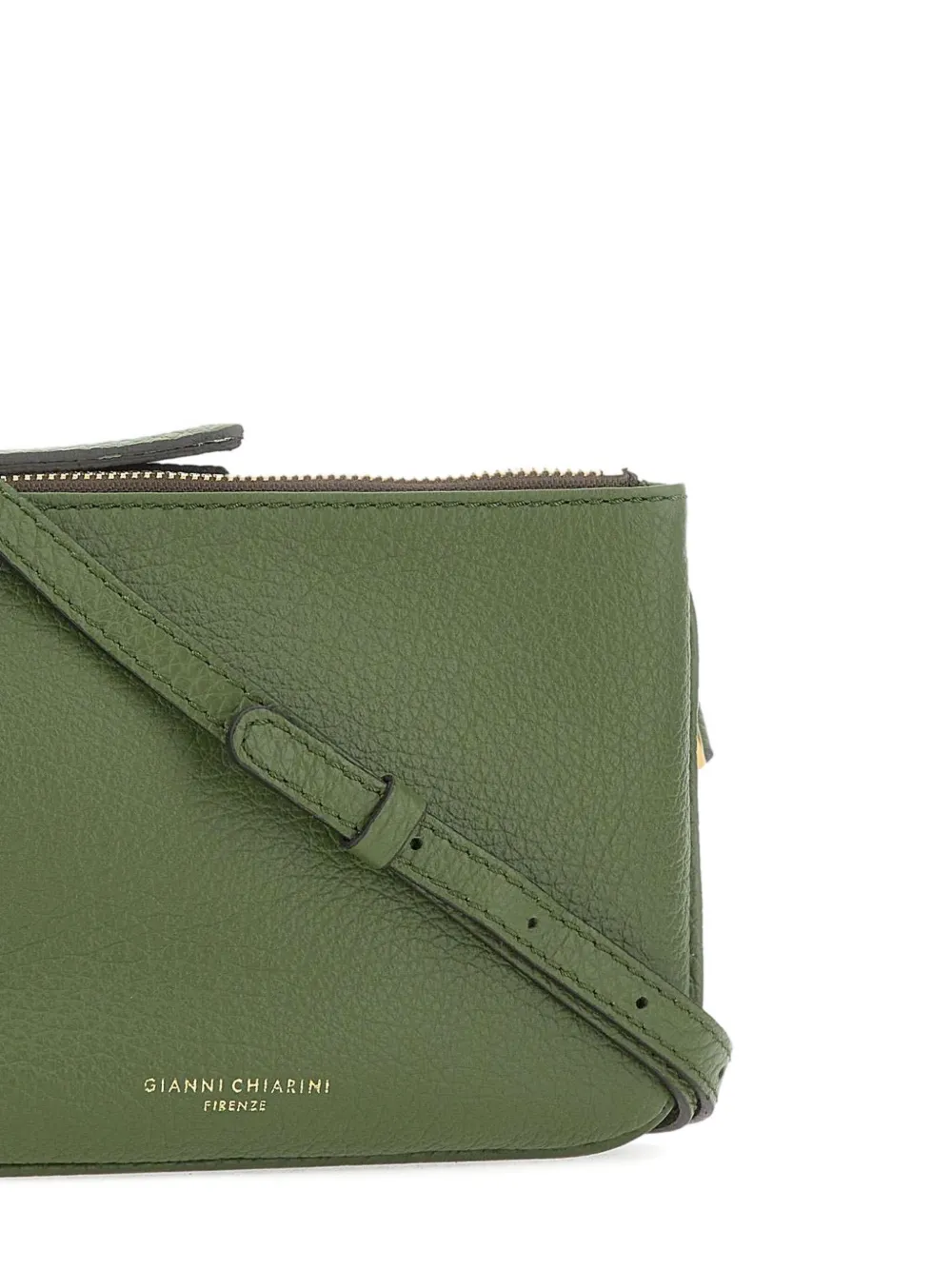 GIANNI CHIARINI Leren crossbodytas Groen