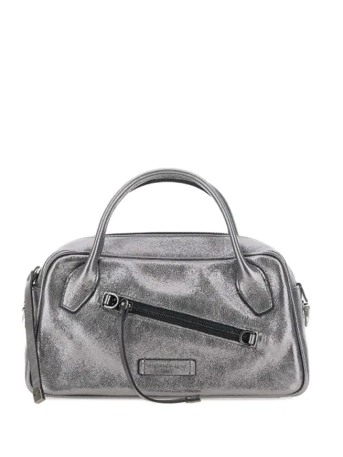 GIANNI CHIARINI metallic zip-detail tote bag