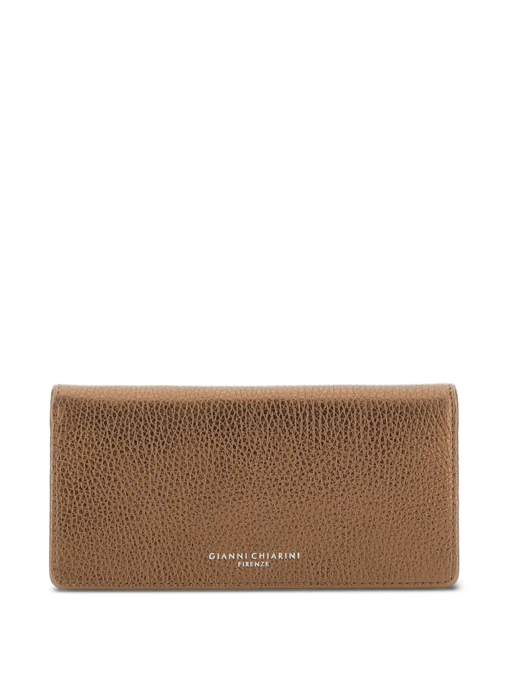 GIANNI CHIARINI Portemonnee met metallic-afwerking Bruin