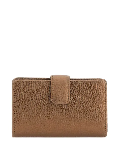 GIANNI CHIARINI logo-print leather wallet