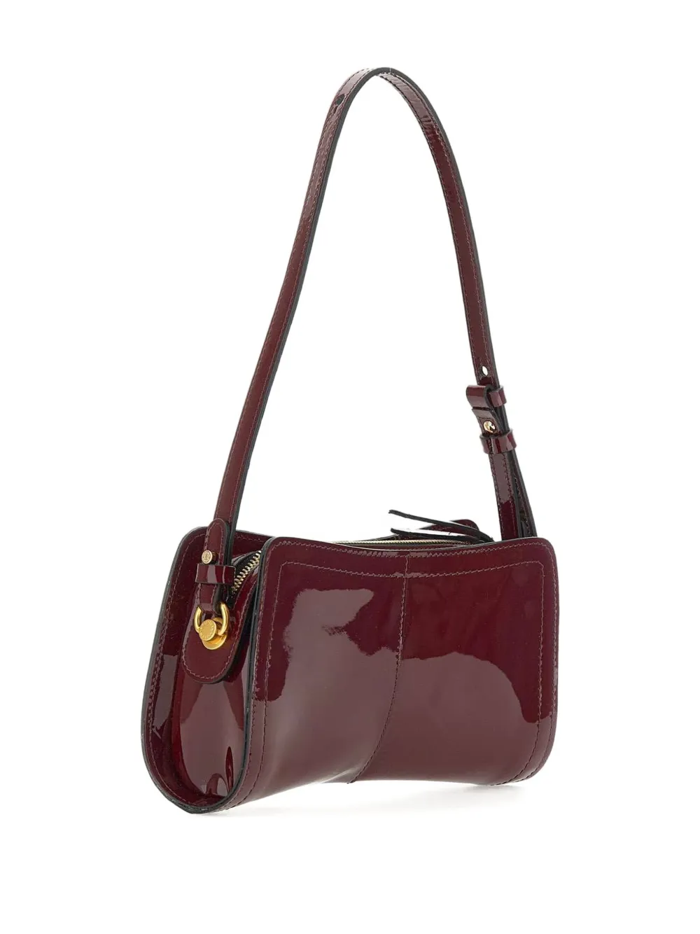 GIANNI CHIARINI Leren schoudertas Rood