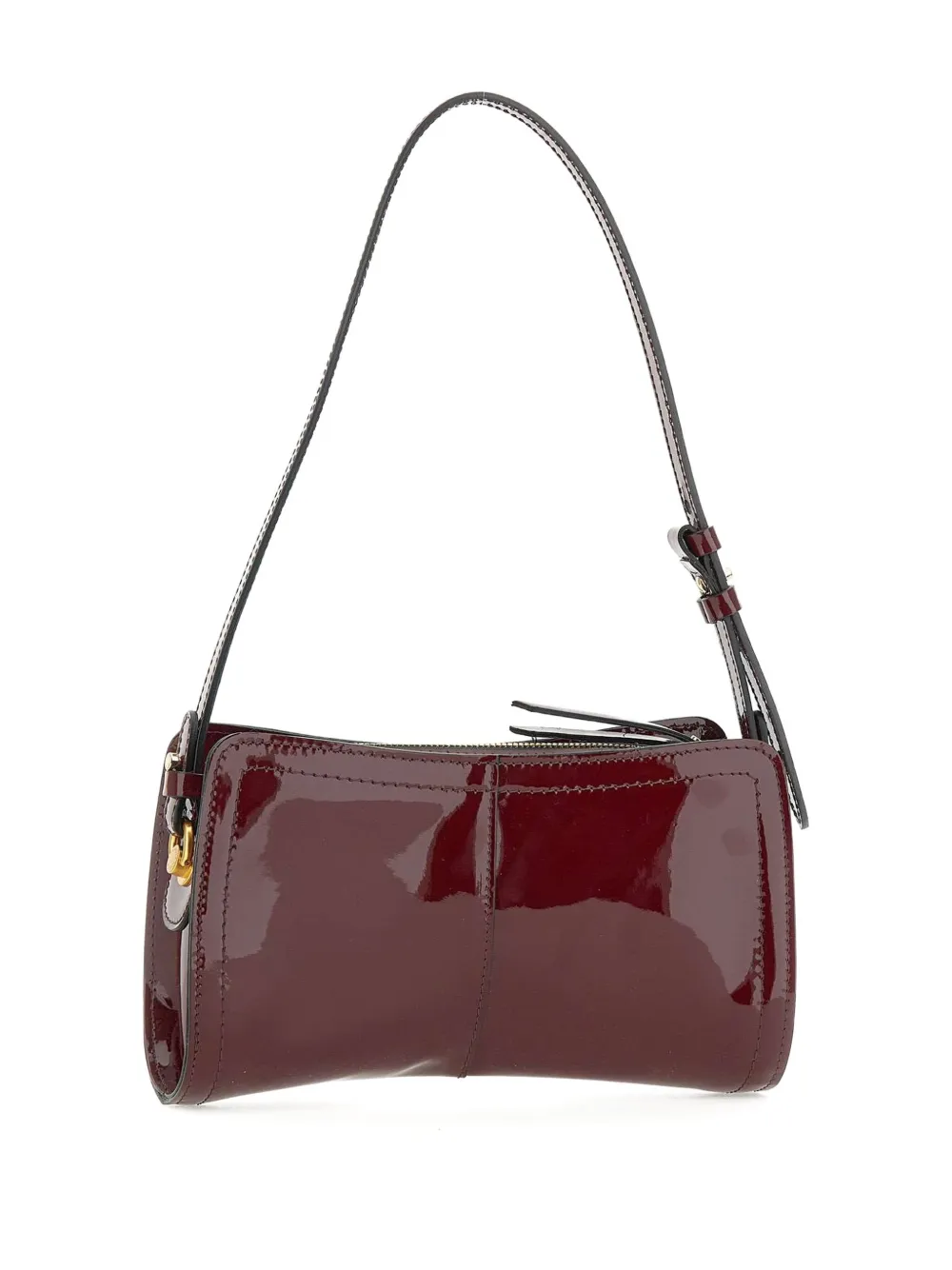 GIANNI CHIARINI Leren schoudertas Rood