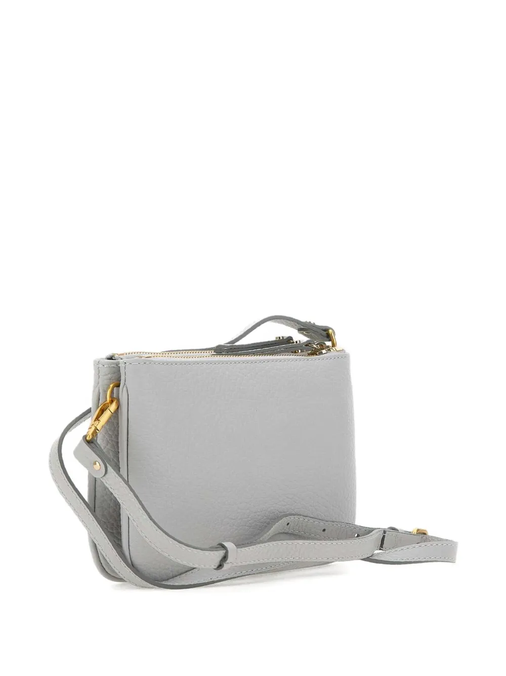 GIANNI CHIARINI Leren crossbodytas Grijs