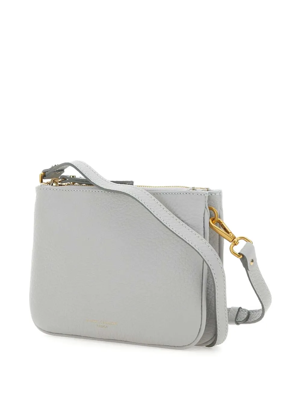 GIANNI CHIARINI Leren crossbodytas Grijs