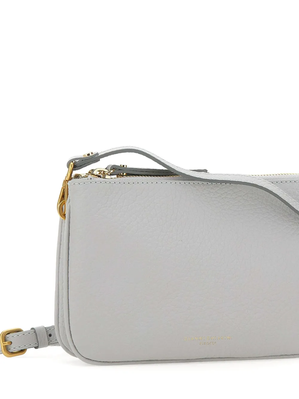 GIANNI CHIARINI Leren crossbodytas Grijs