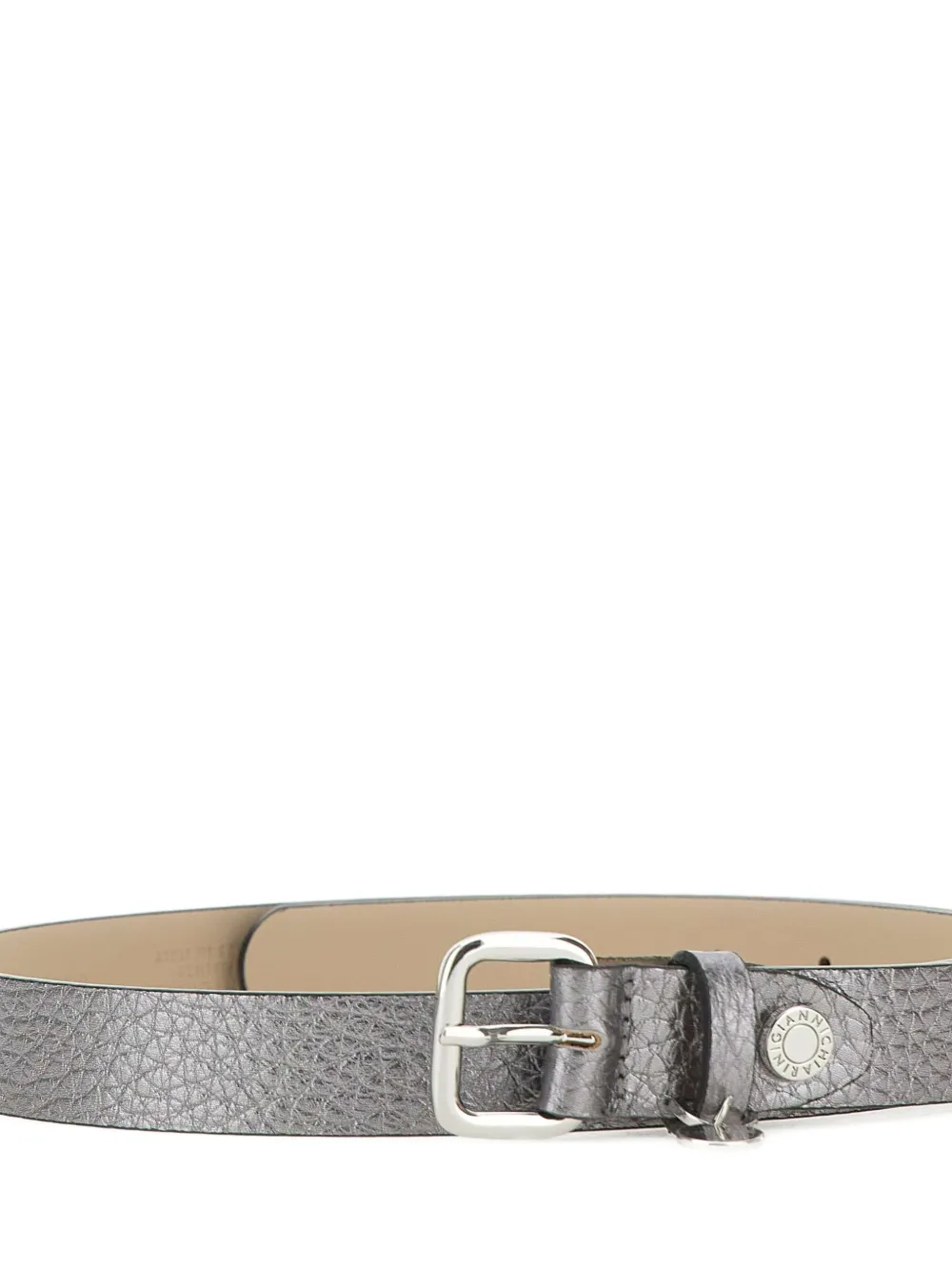 GIANNI CHIARINI Riem met metallic-effect Grijs