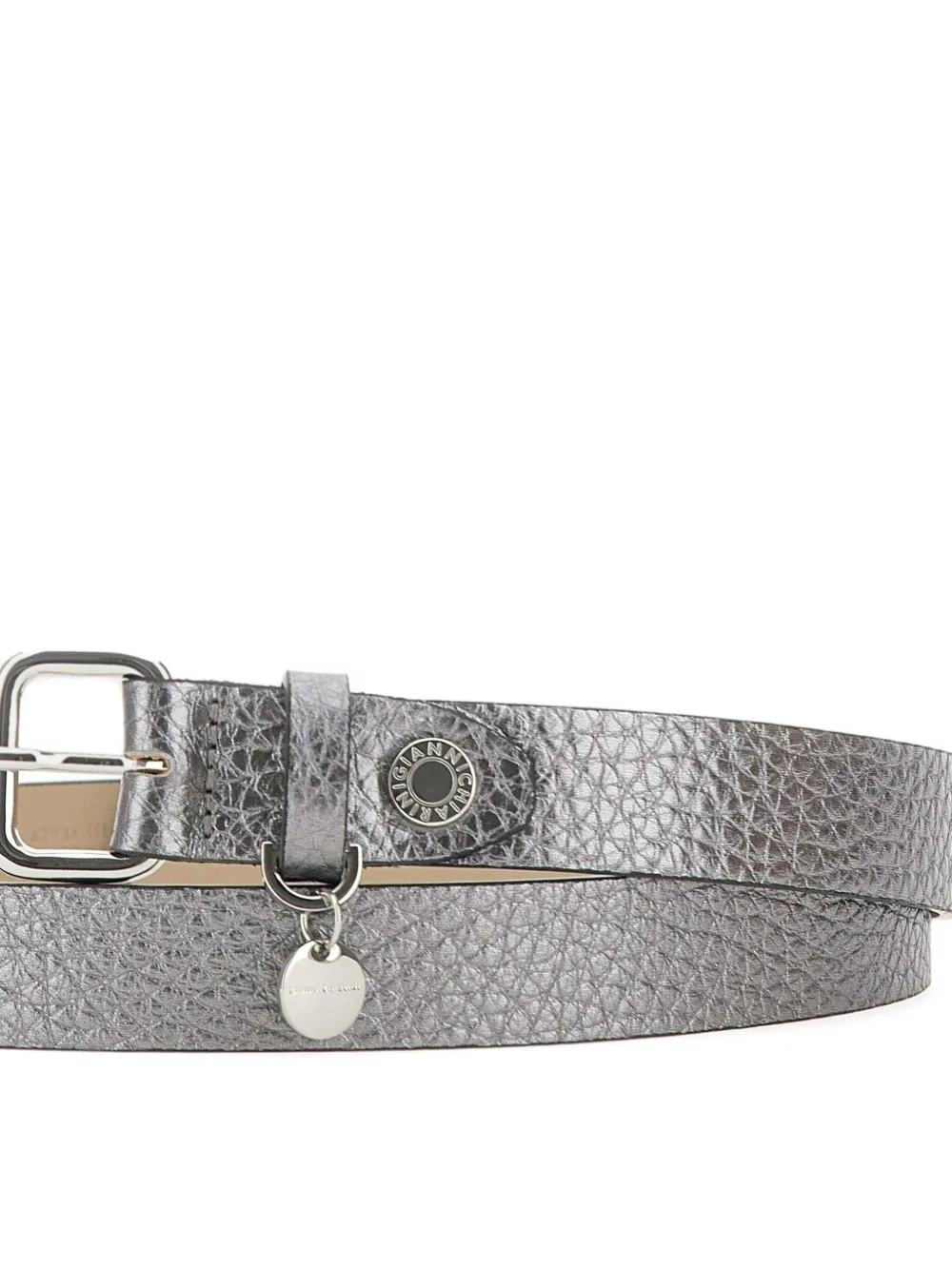 GIANNI CHIARINI Riem met metallic-effect - Grijs
