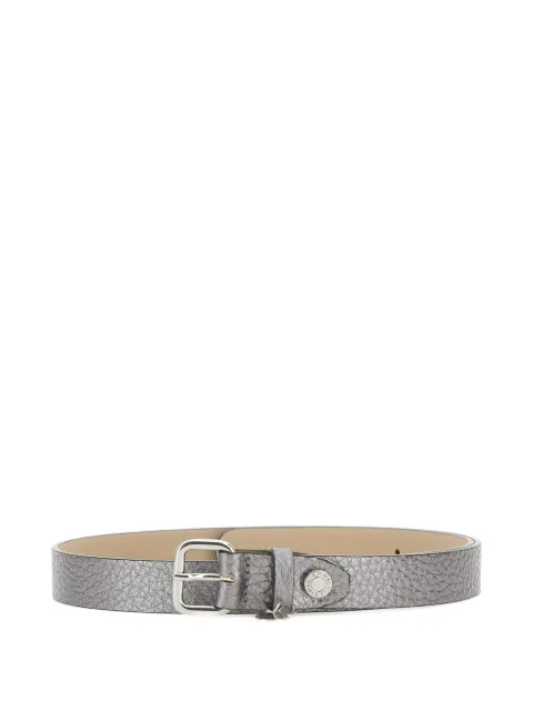 GIANNI CHIARINI metallic-finish leather belt