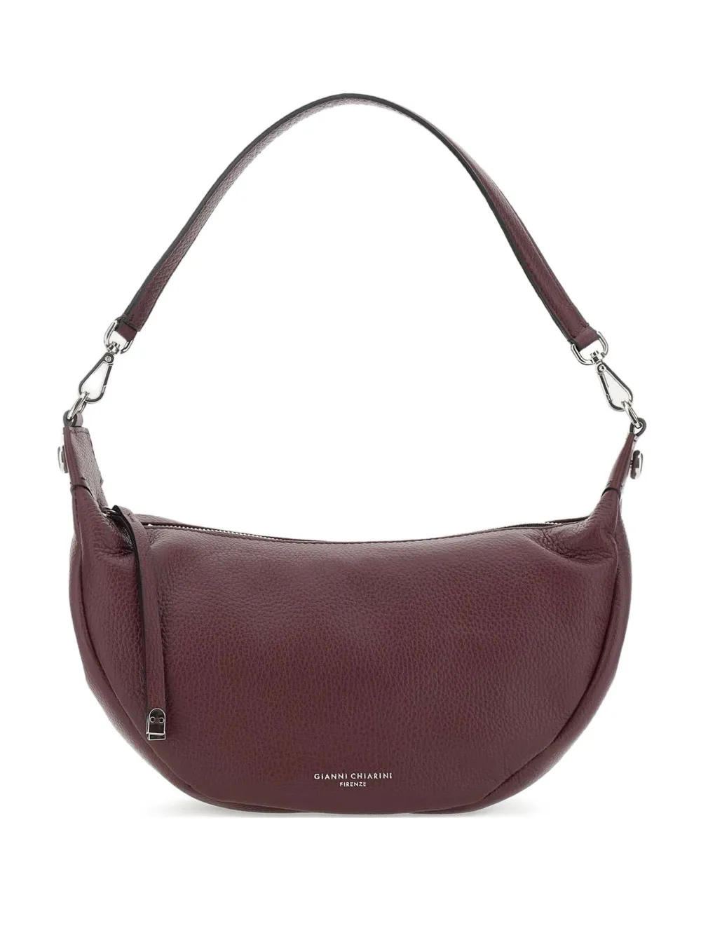 GIANNI CHIARINI Costanza crescent zip-fastening shoulder bag Rood