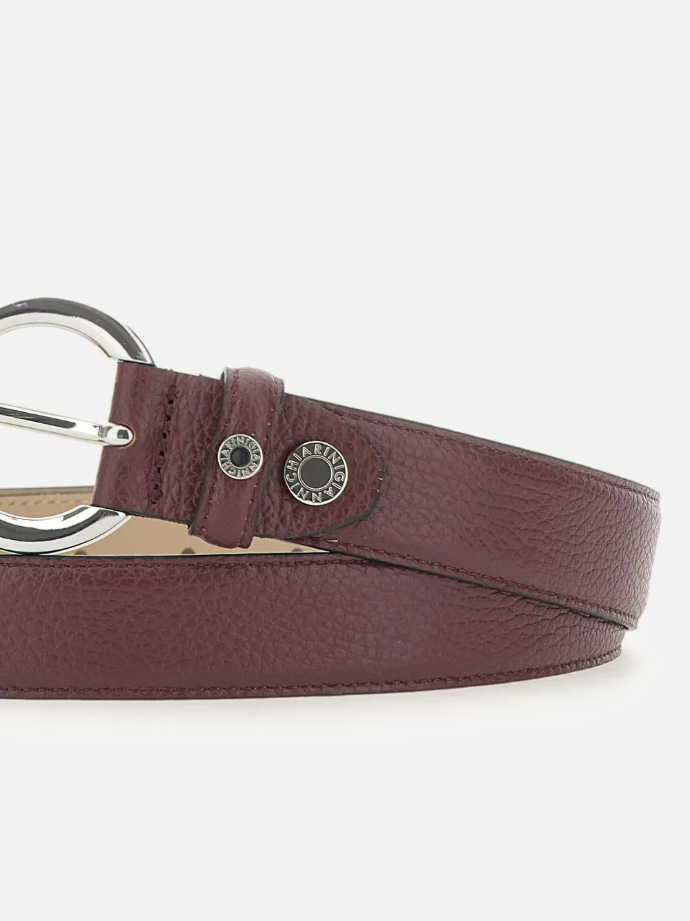 GIANNI CHIARINI Leren riem Rood