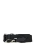 GIANNI CHIARINI woven leather shoulder bag strap - Black