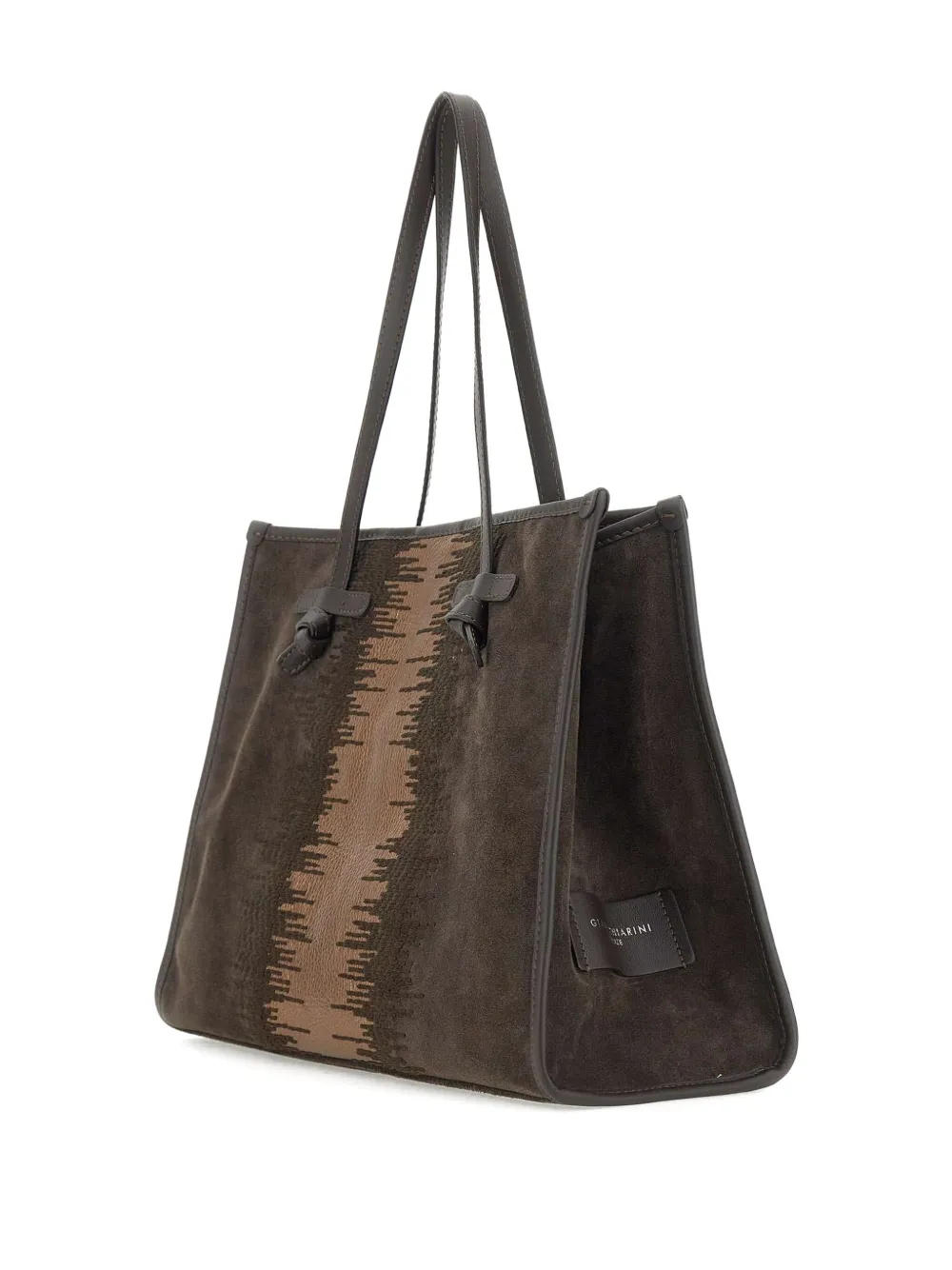 MARCELLA CLUB Suède shopper - Bruin