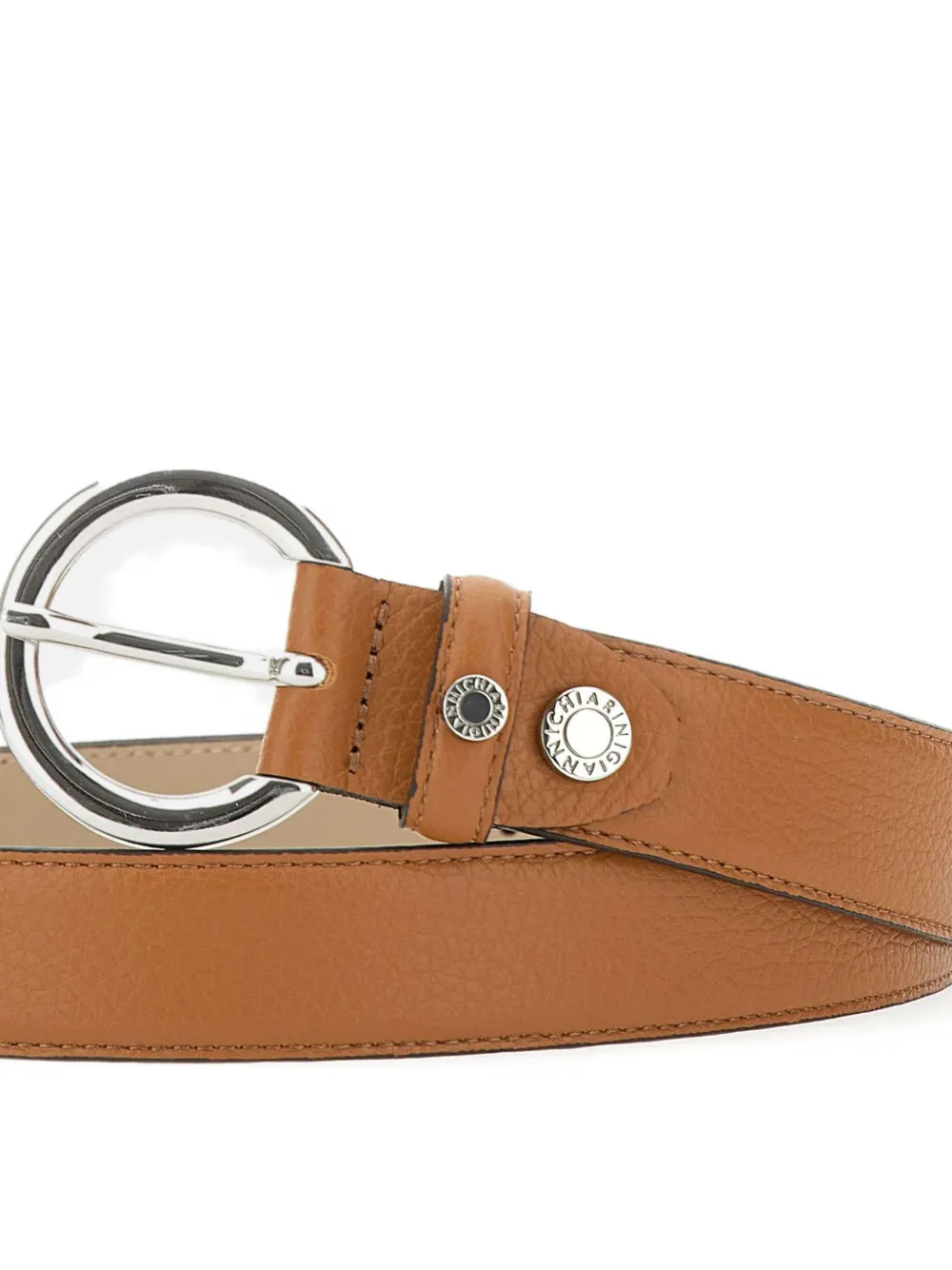 GIANNI CHIARINI Leren gespriem Bruin