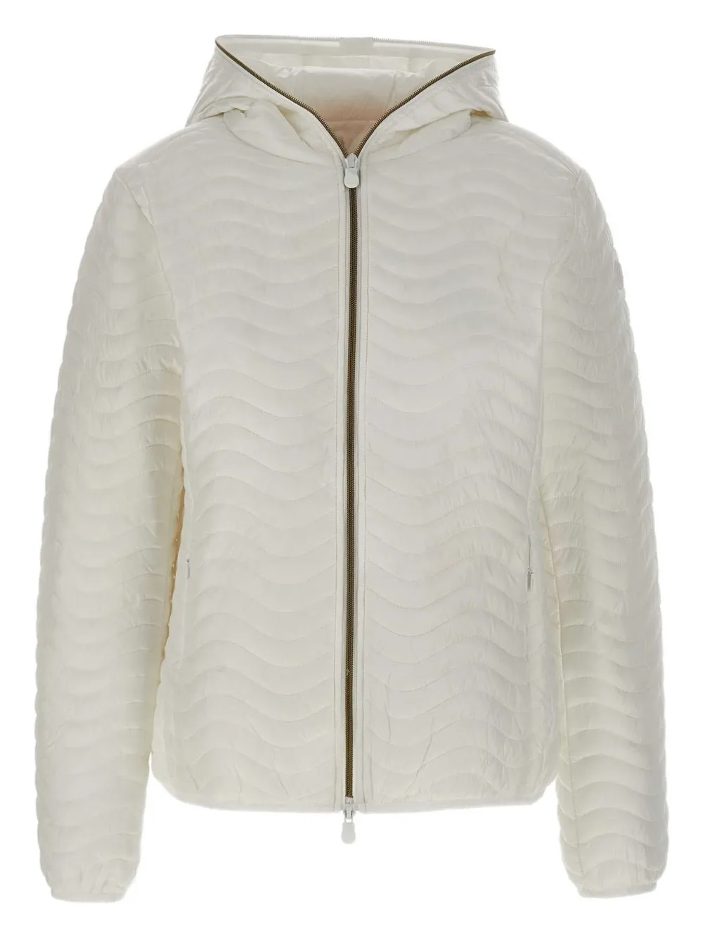 Save The Duck quilted hooded jacket | blanc | Image 1