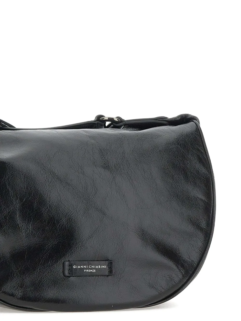 GIANNI CHIARINI Leren schoudertas Zwart
