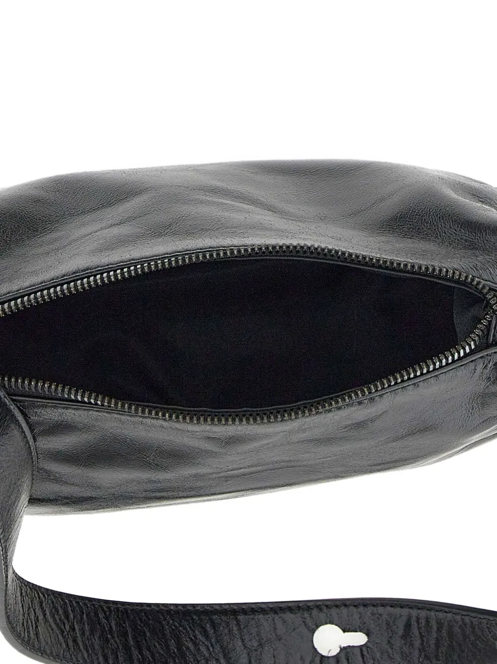 GIANNI CHIARINI レザーショルダーバッグ | ブラック | FARFETCH JP