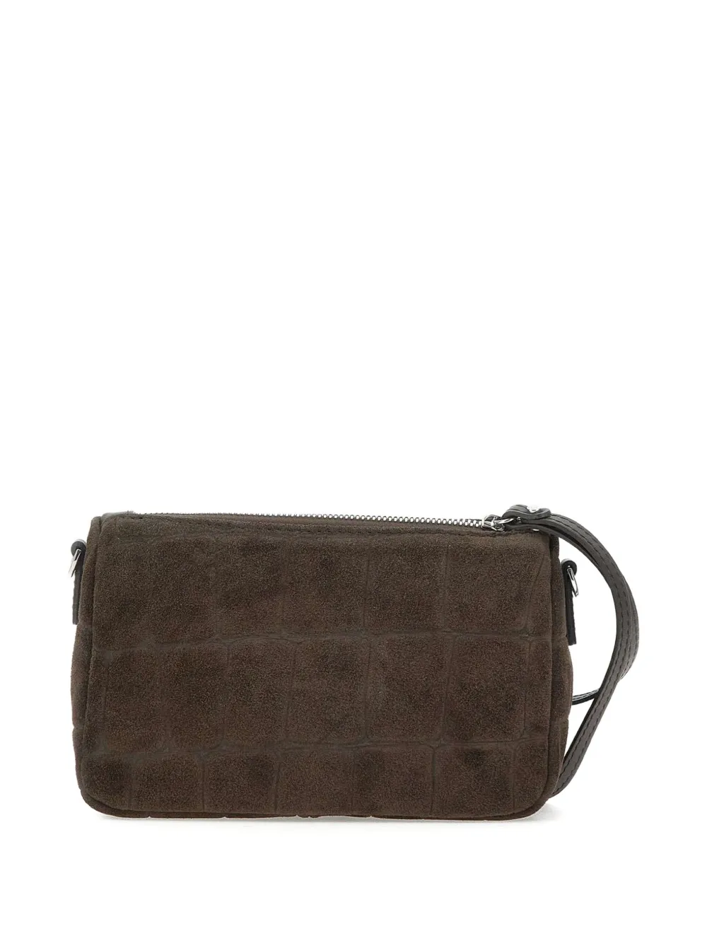 GIANNI CHIARINI Suède clutch Bruin
